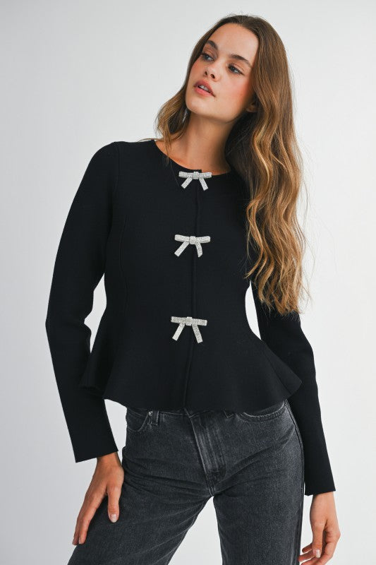 Midnight Soiree Sweater - Jupe NYC