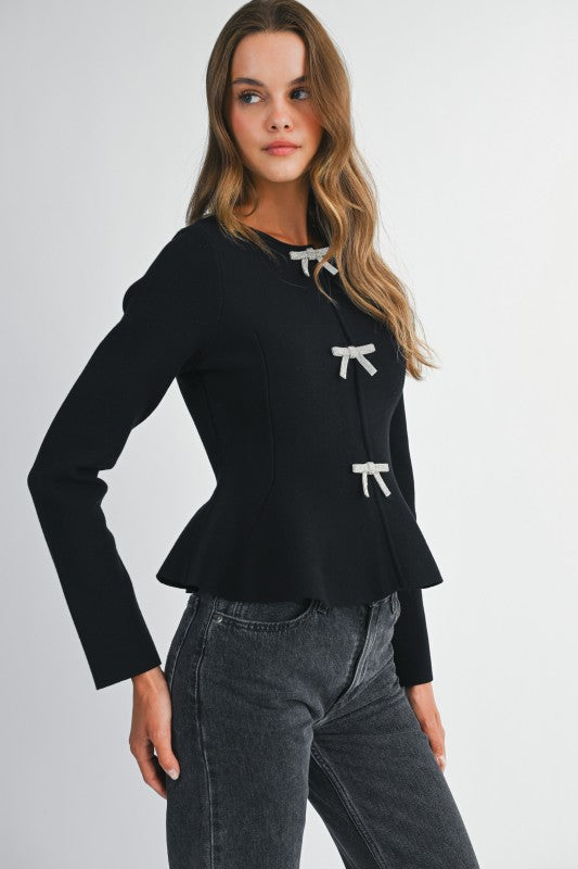 Midnight Soiree Sweater - Jupe NYC