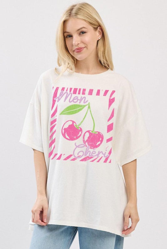 Mon Cheri Coquette Graphic Top - Jupe NYC