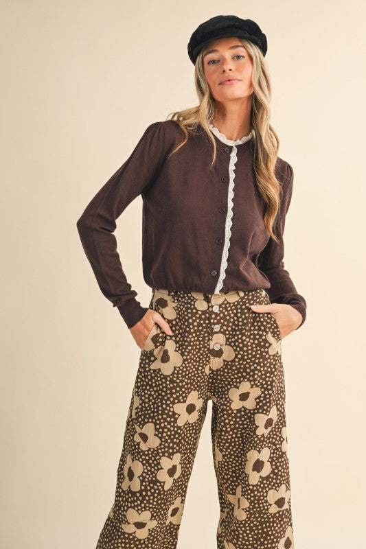 Hazel Lace Cardigan - Jupe NYC