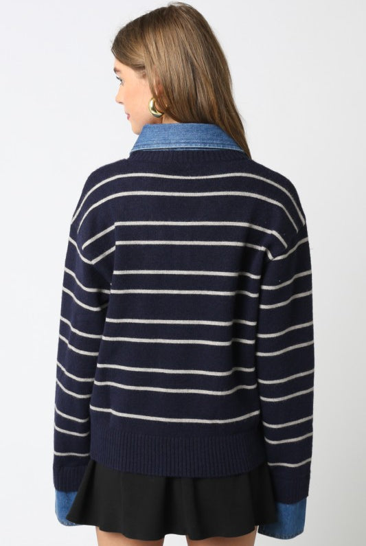 Sofia Striped Top - Jupe NYC
