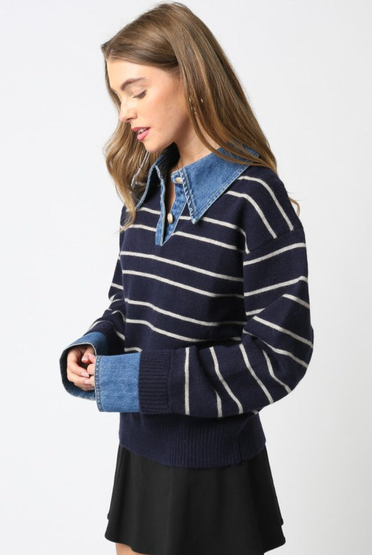 Sofia Striped Top - Jupe NYC