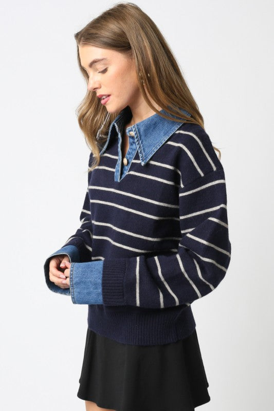 Sofia Striped Top - Jupe NYC