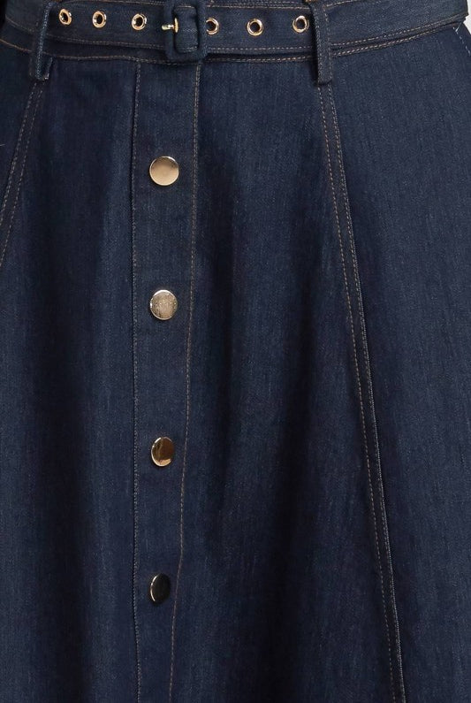 Mila Denim Skirt - Jupe NYC