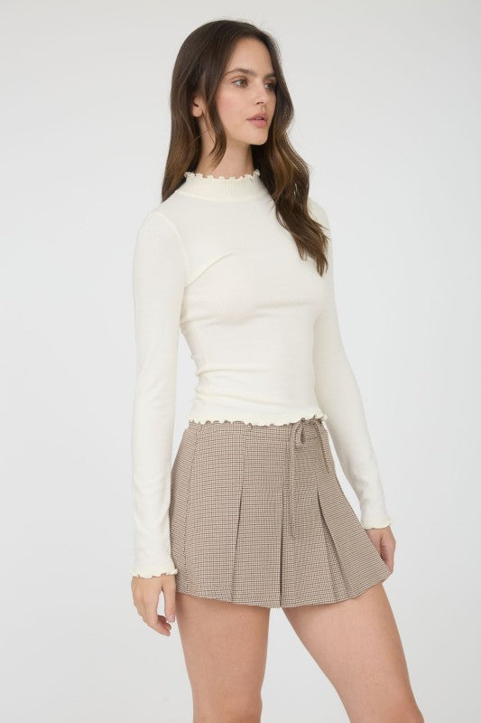 Lucy Mock Neck Sweater - Jupe NYC