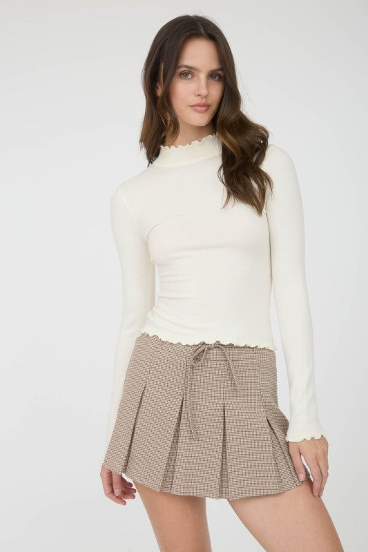 Lucy Mock Neck Sweater - Jupe NYC