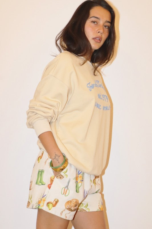 French Vintage Graphic Sweatshirt - Jupe NYC