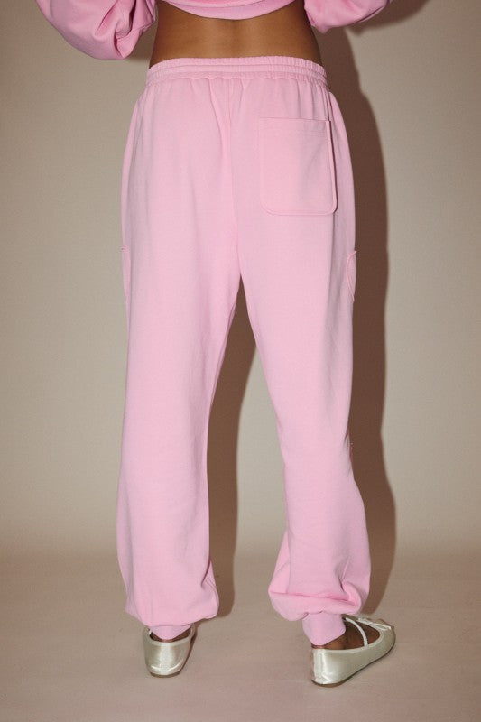 Heart Patch Sweatpants - Jupe NYC