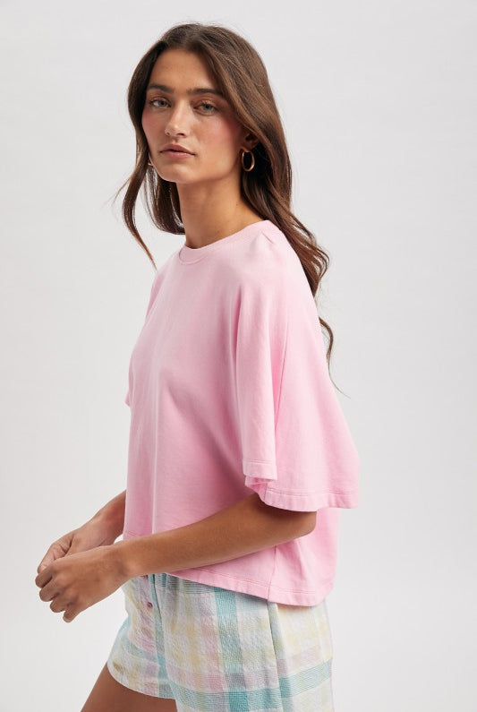 Sadie Flutter Tee - Jupe NYC