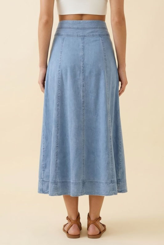 Fairfax Denim Skirt - Jupe NYC