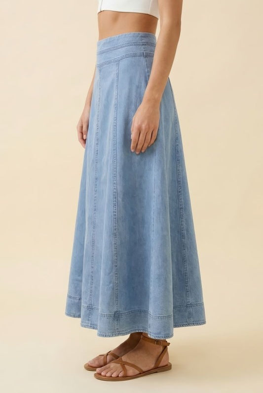 Fairfax Denim Skirt - Jupe NYC