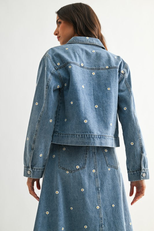 Wildflower Denim Jacket - Jupe NYC