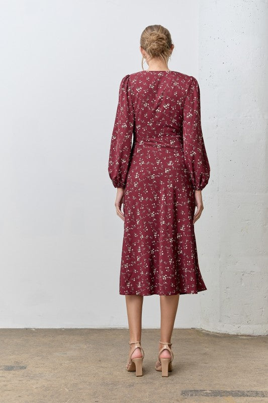 Lila Lace Midi Dress - Jupe NYC