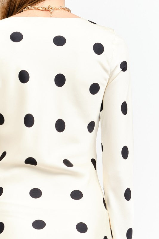 Poppy Polka Dot Dress - Jupe NYC