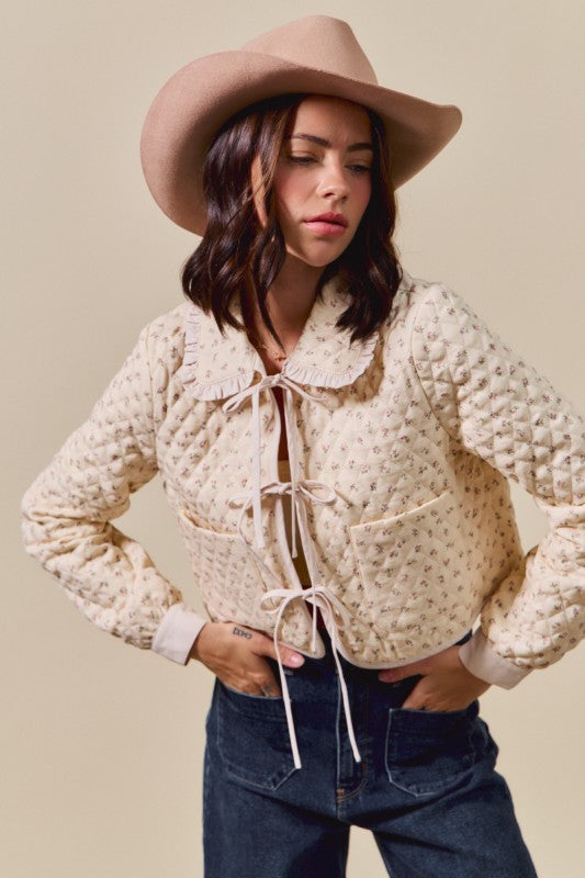 Rosebud Ribbon Jacket - Jupe NYC