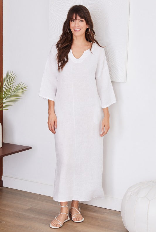 Palma Linen Dress - Jupe NYC