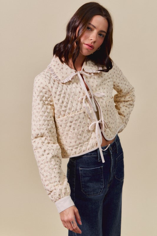 Rosebud Ribbon Jacket - Jupe NYC