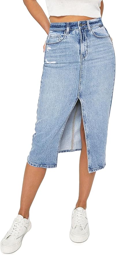 Atlas Denim Skirt - Jupe NYC
