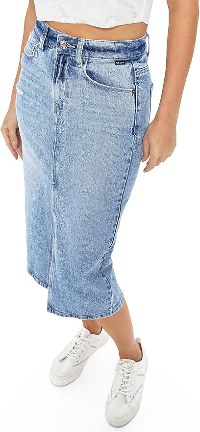 Atlas Denim Skirt - Jupe NYC