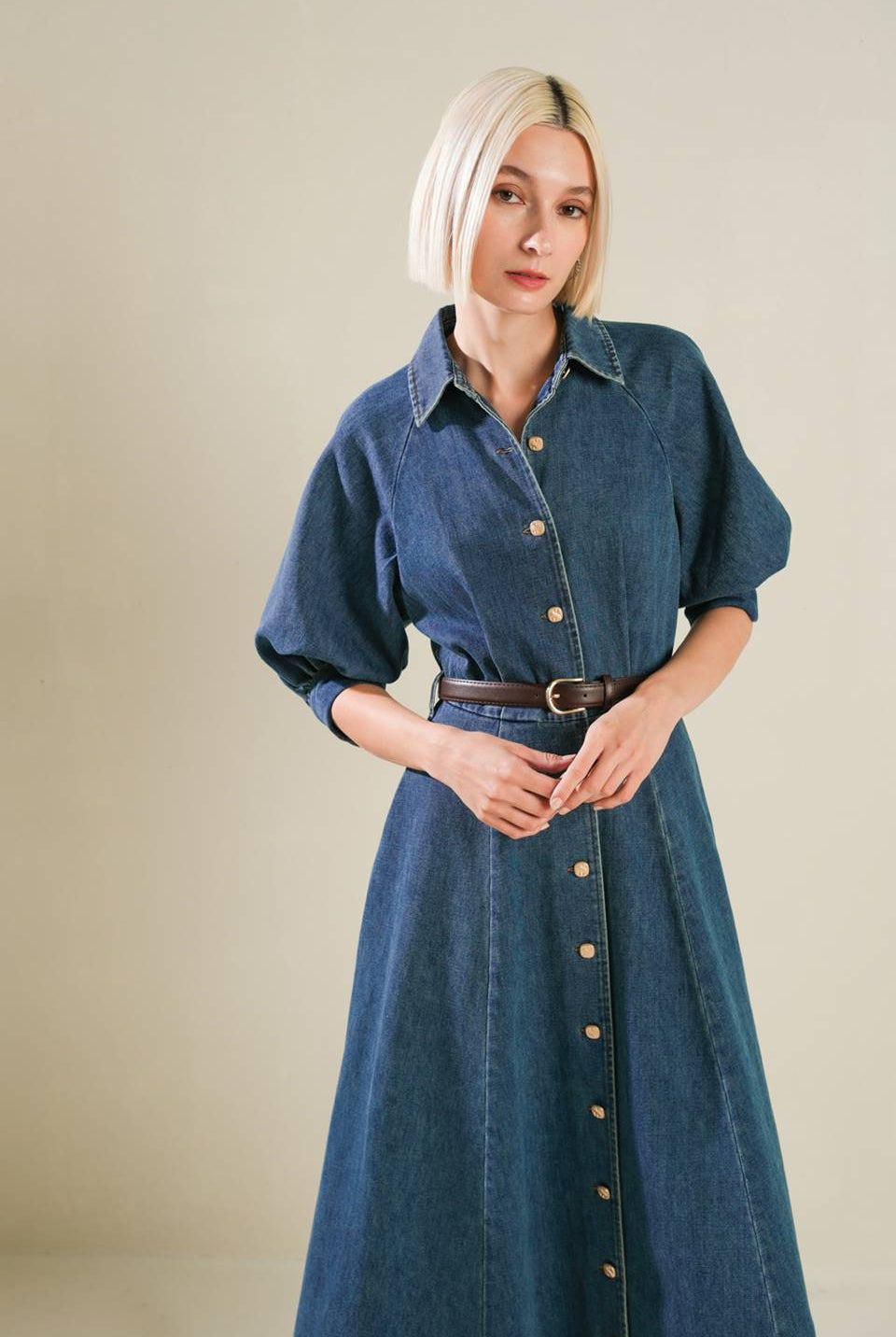 Tribeca Denim Dress - Jupe NYC