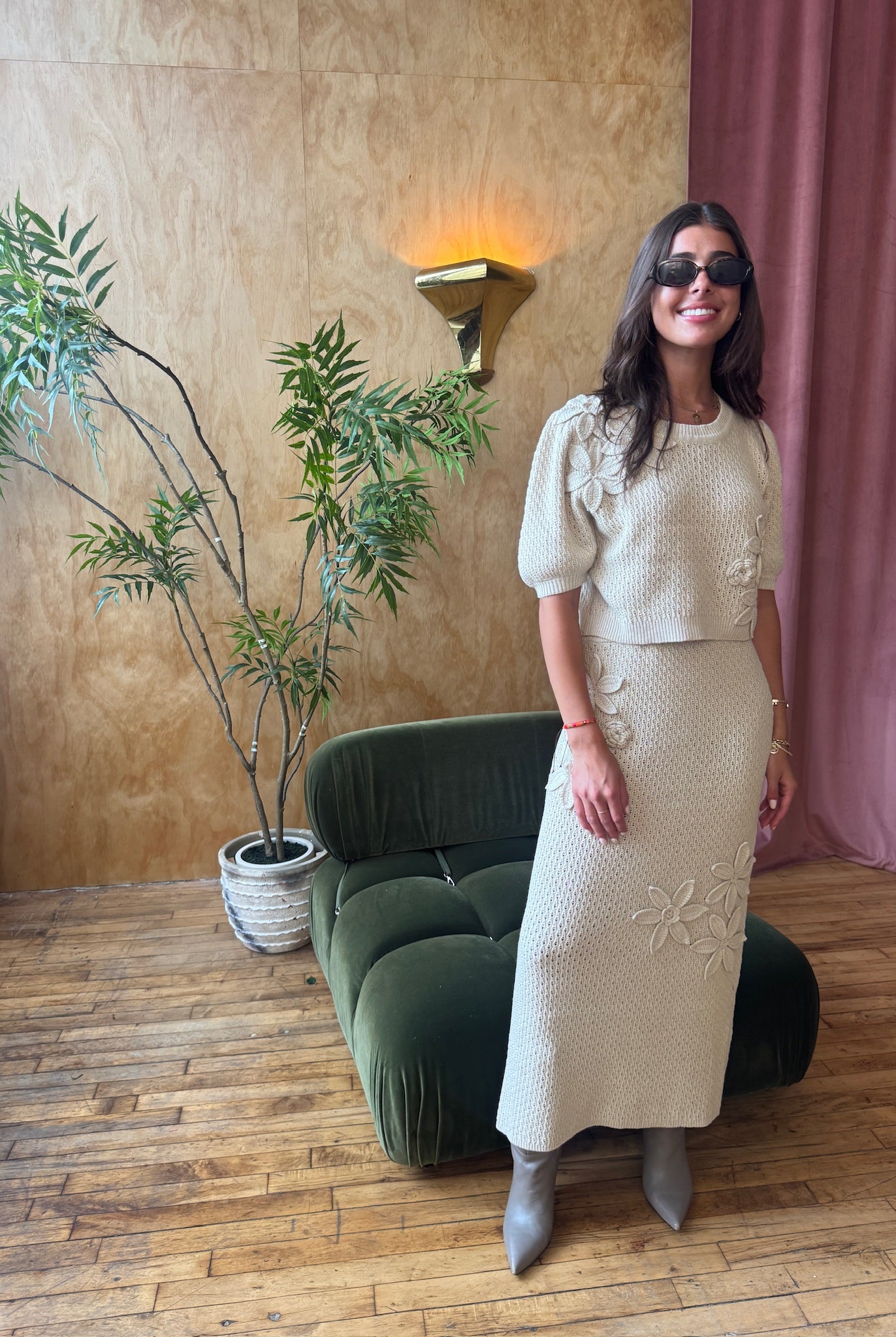 Petal Knit Set - Jupe NYC