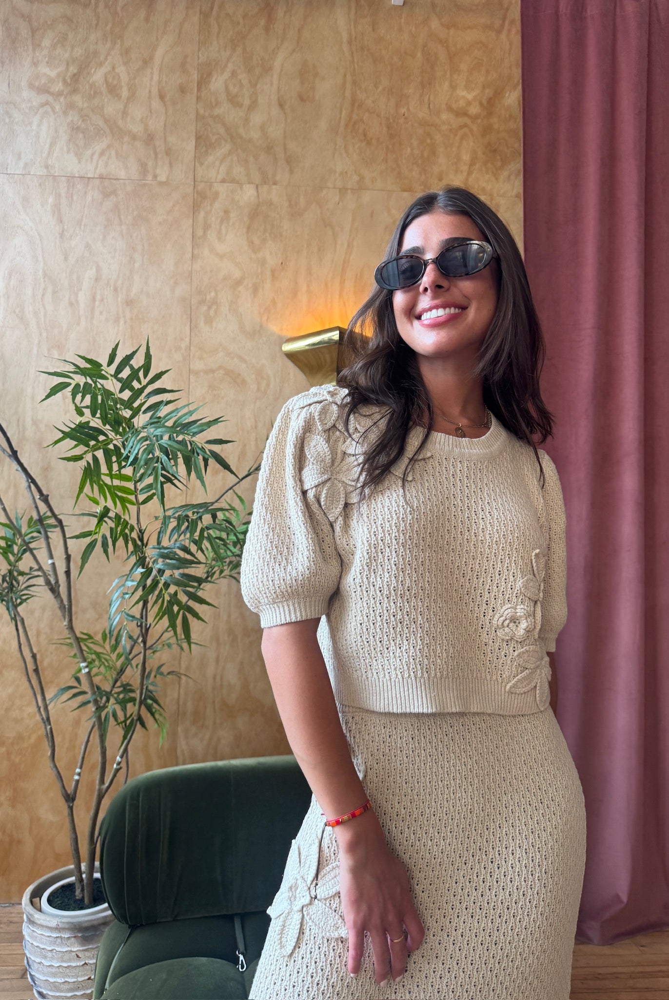 Petal Knit Set - Jupe NYC