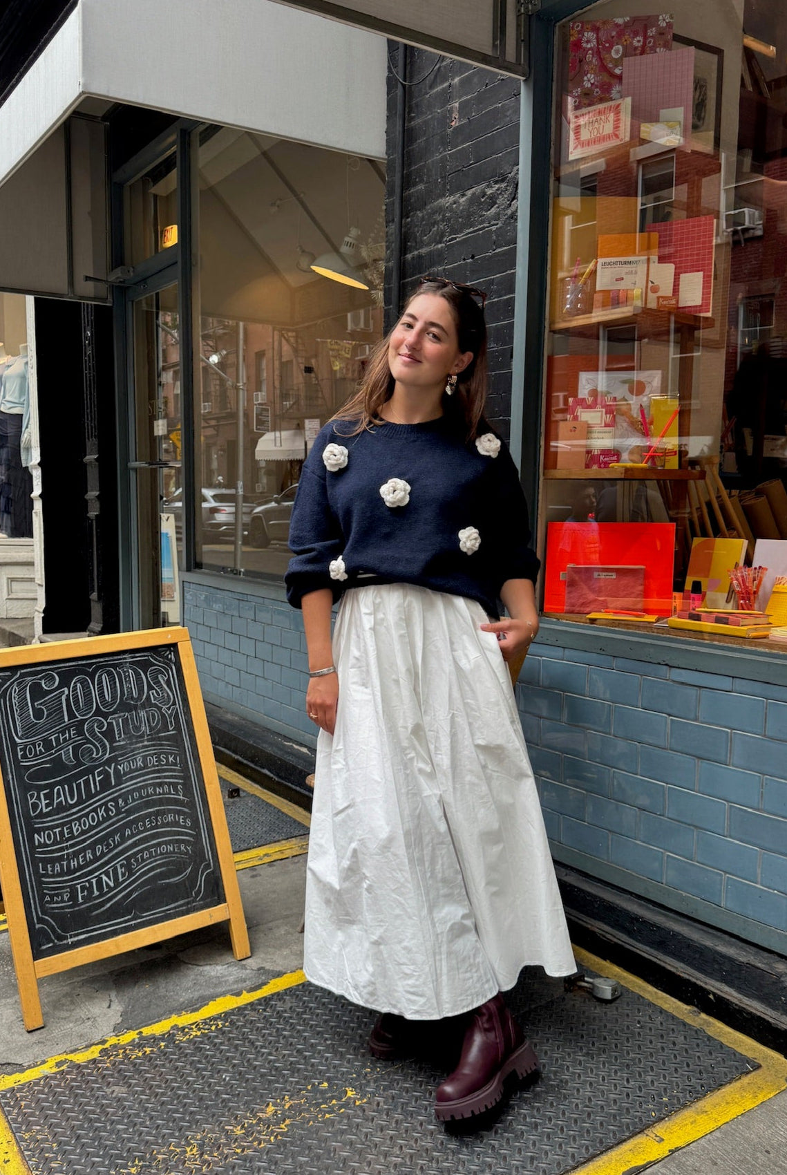 Wimbledon Midi Skirt - Jupe NYC