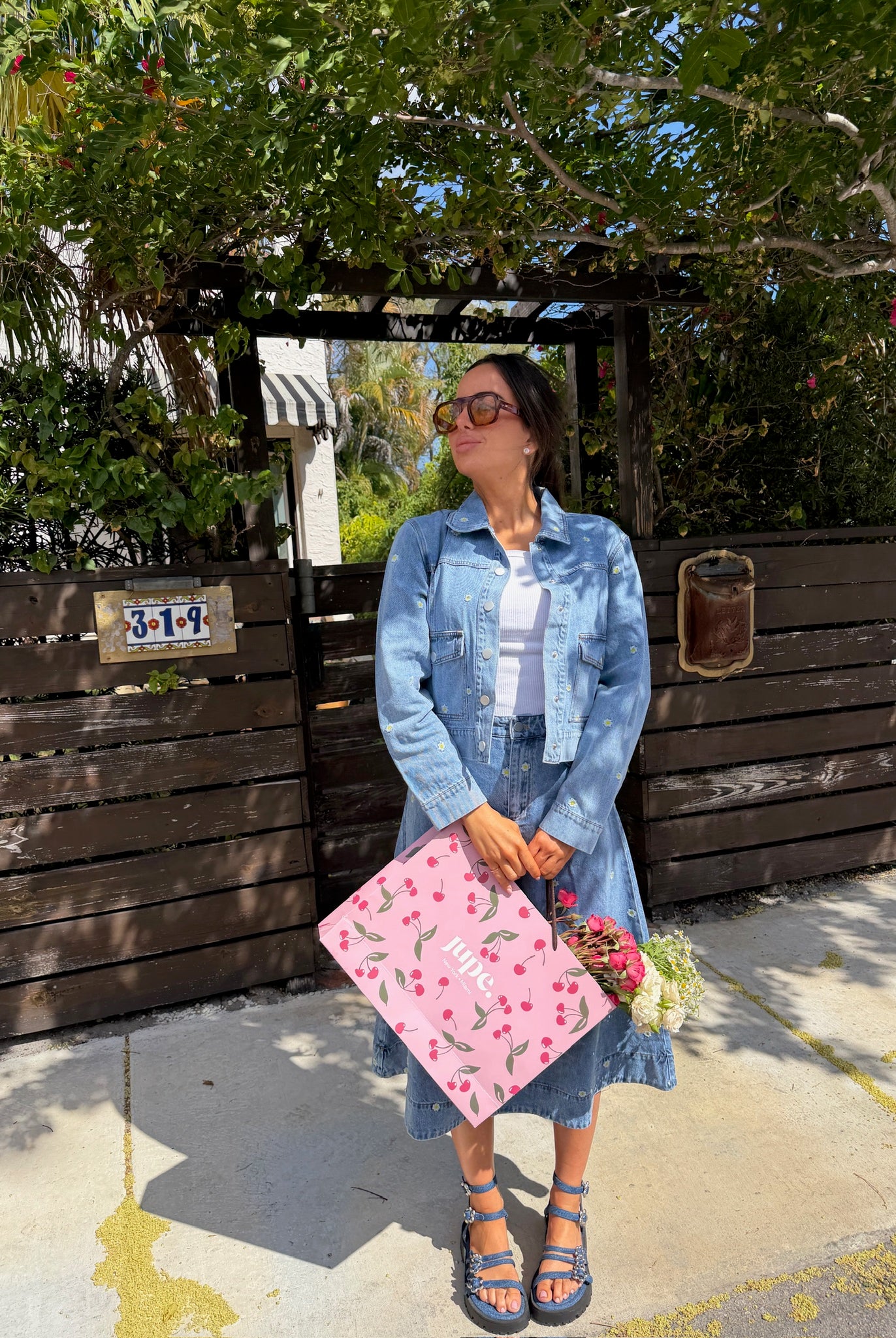 Wildflower Denim Jacket - Jupe NYC