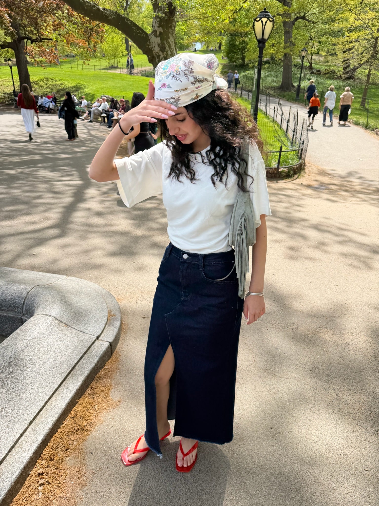 Midtown Denim Skirt - Jupe NYC