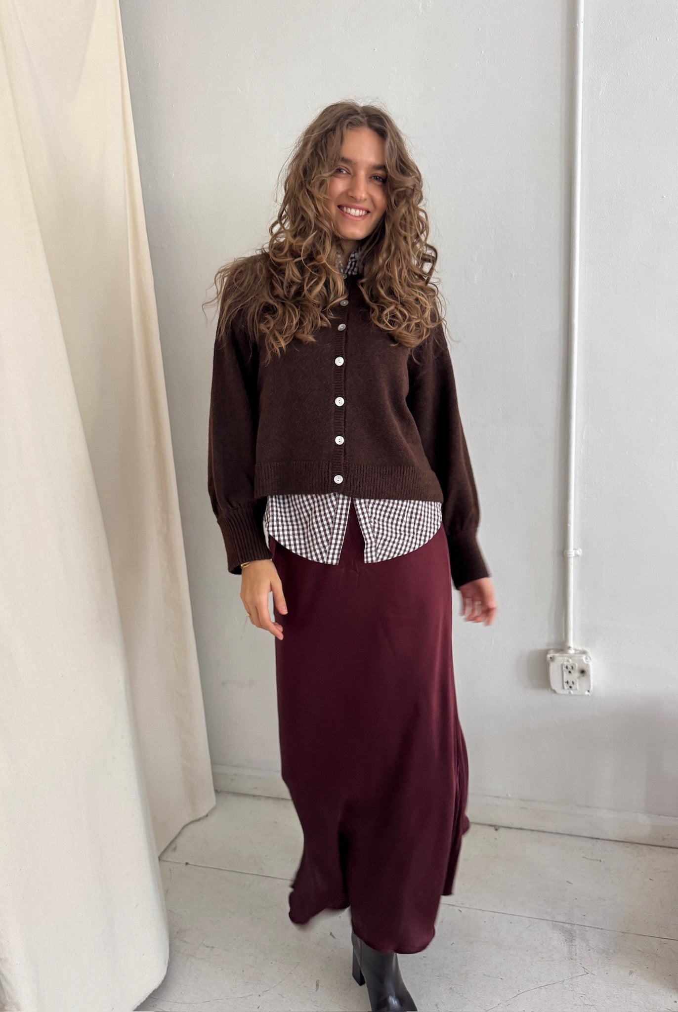 Sloane Satin Slip Skirt - Jupe NYC