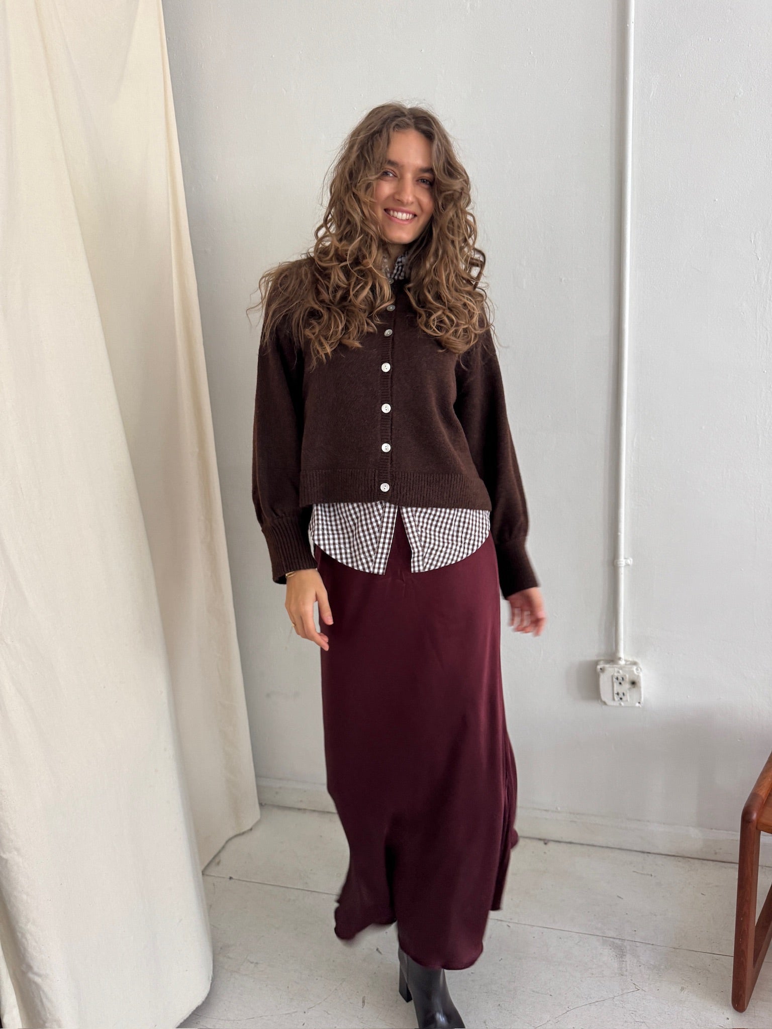 Sloane Satin Slip Skirt - Jupe NYC