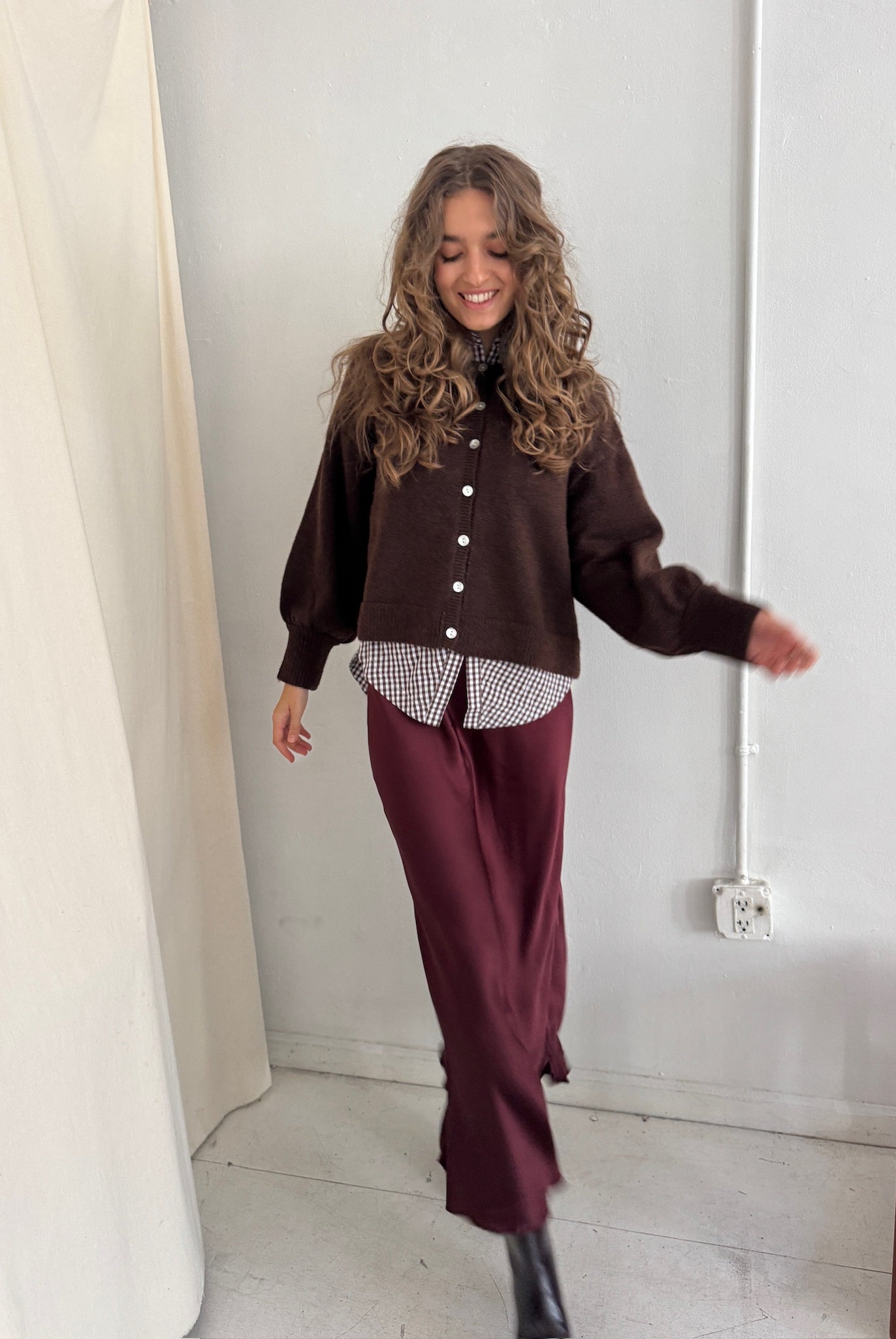 Sloane Satin Slip Skirt - Jupe NYC