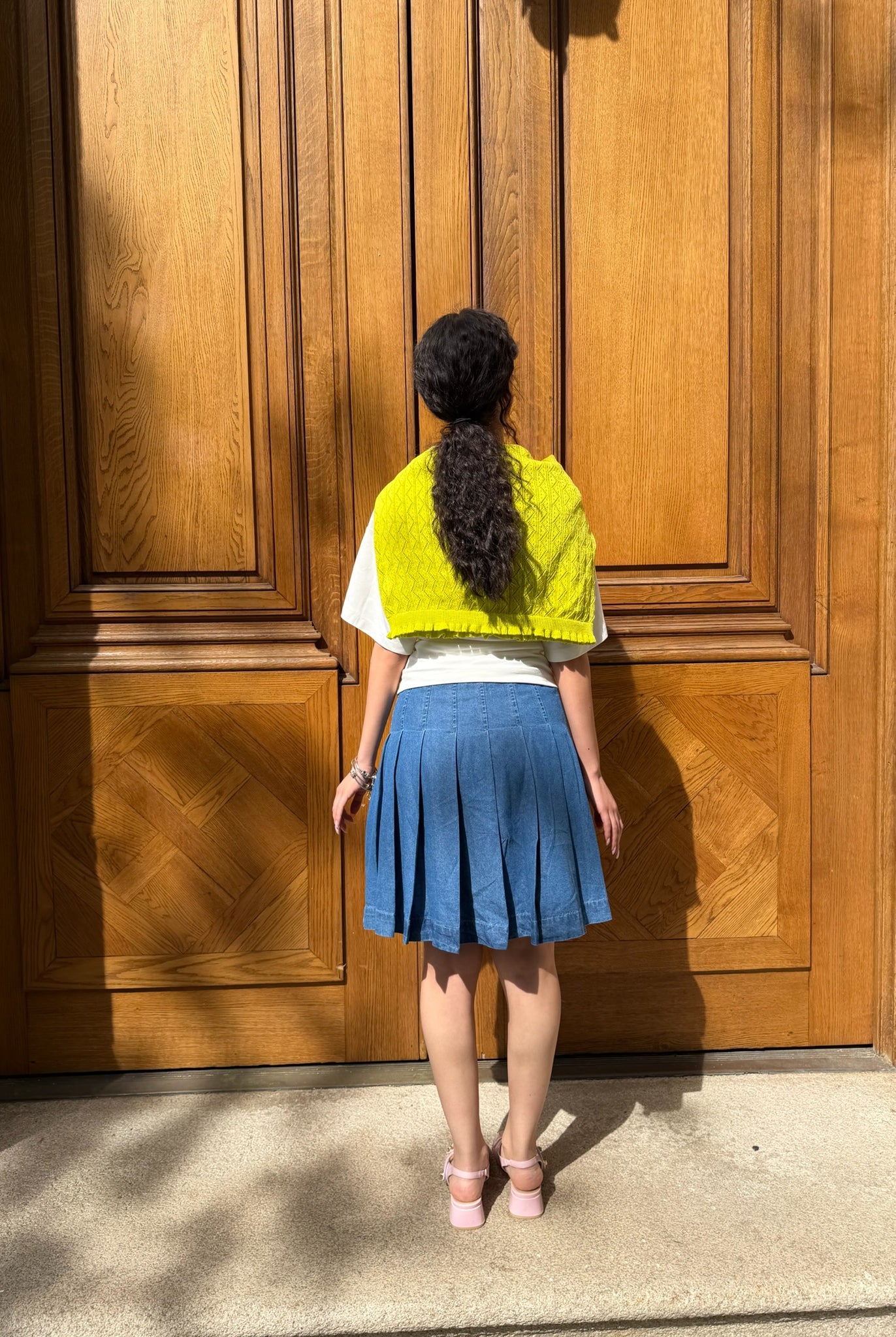 Denim Tennis Skirt - Jupe NYC