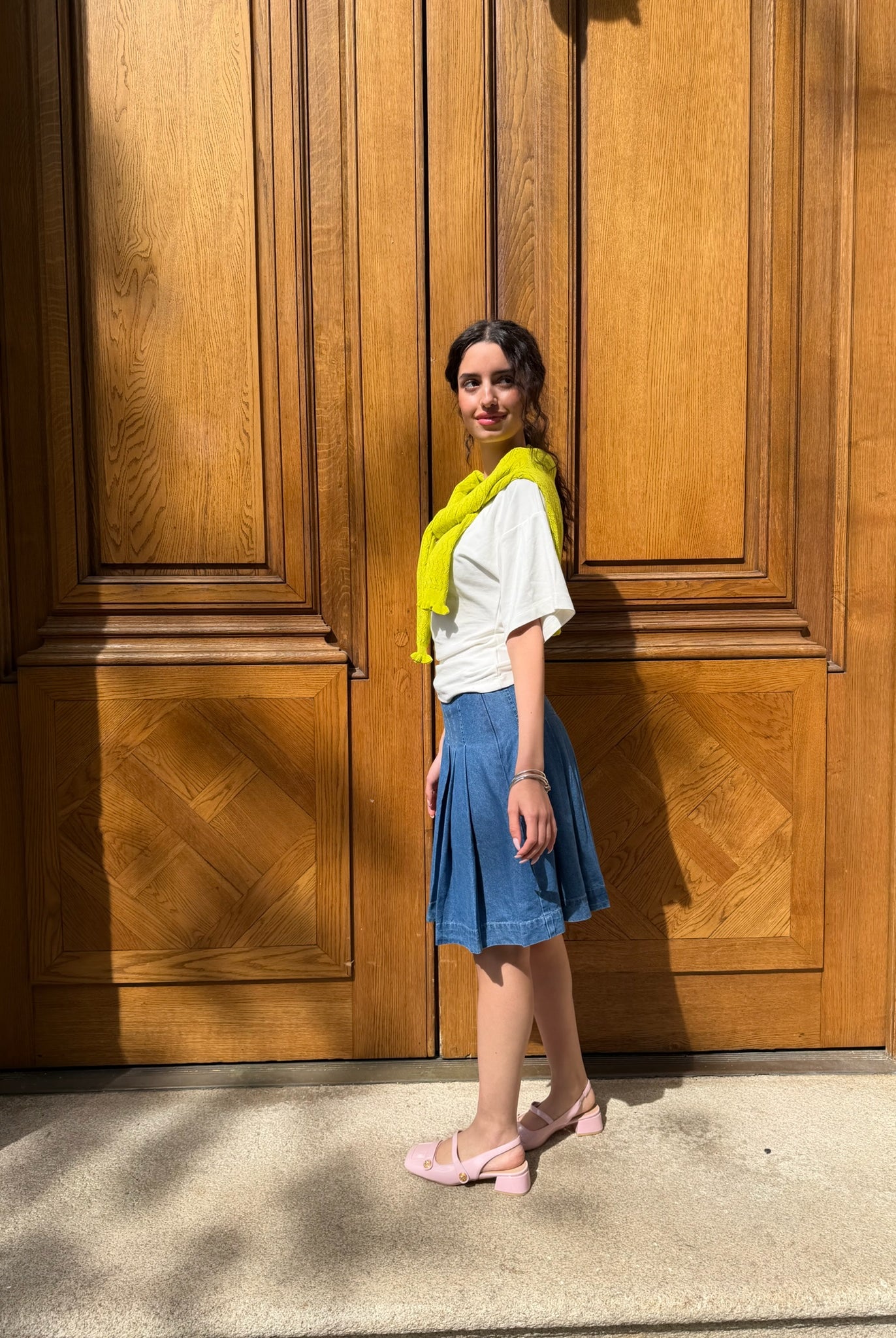 Denim Tennis Skirt - Jupe NYC