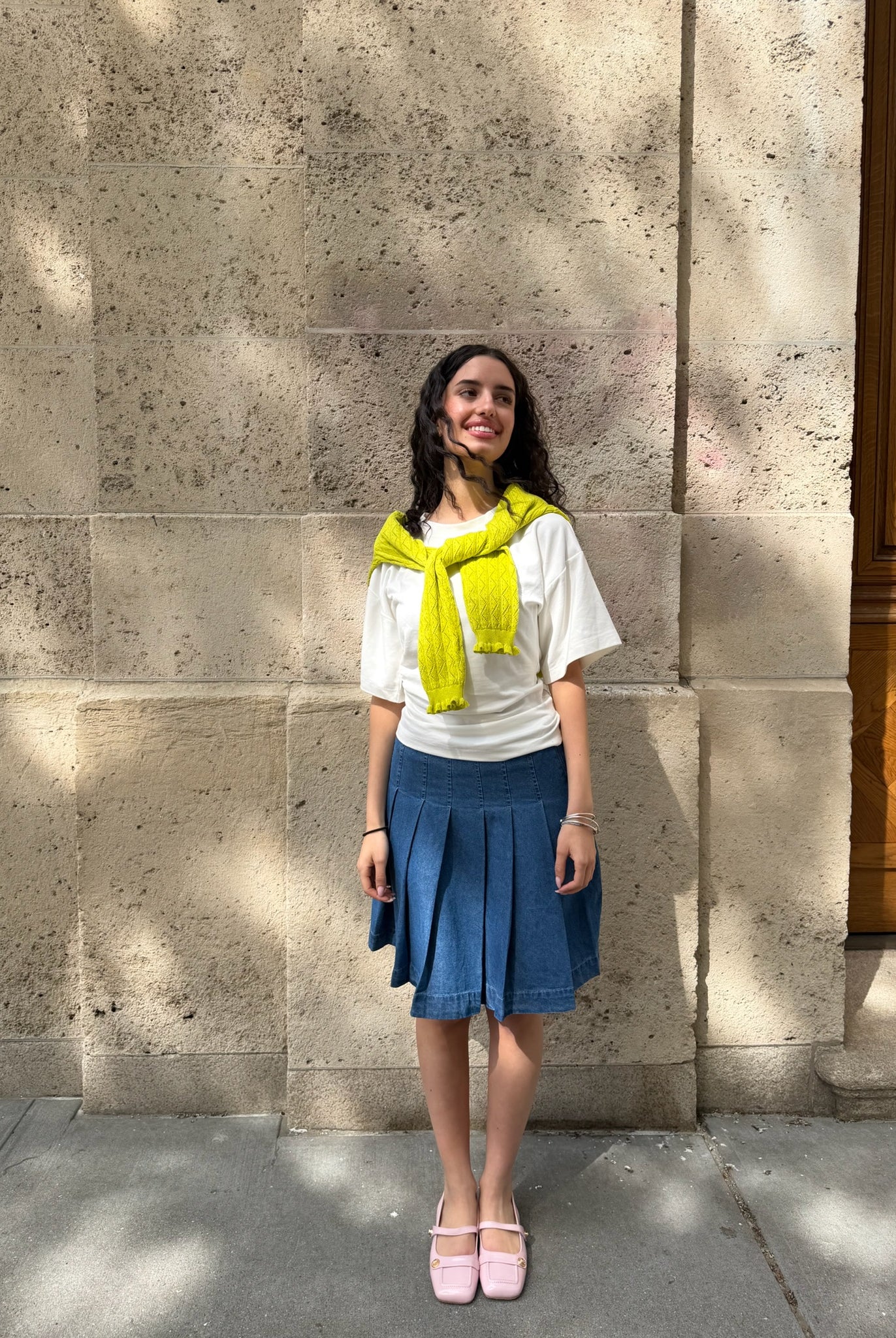 Denim Tennis Skirt - Jupe NYC