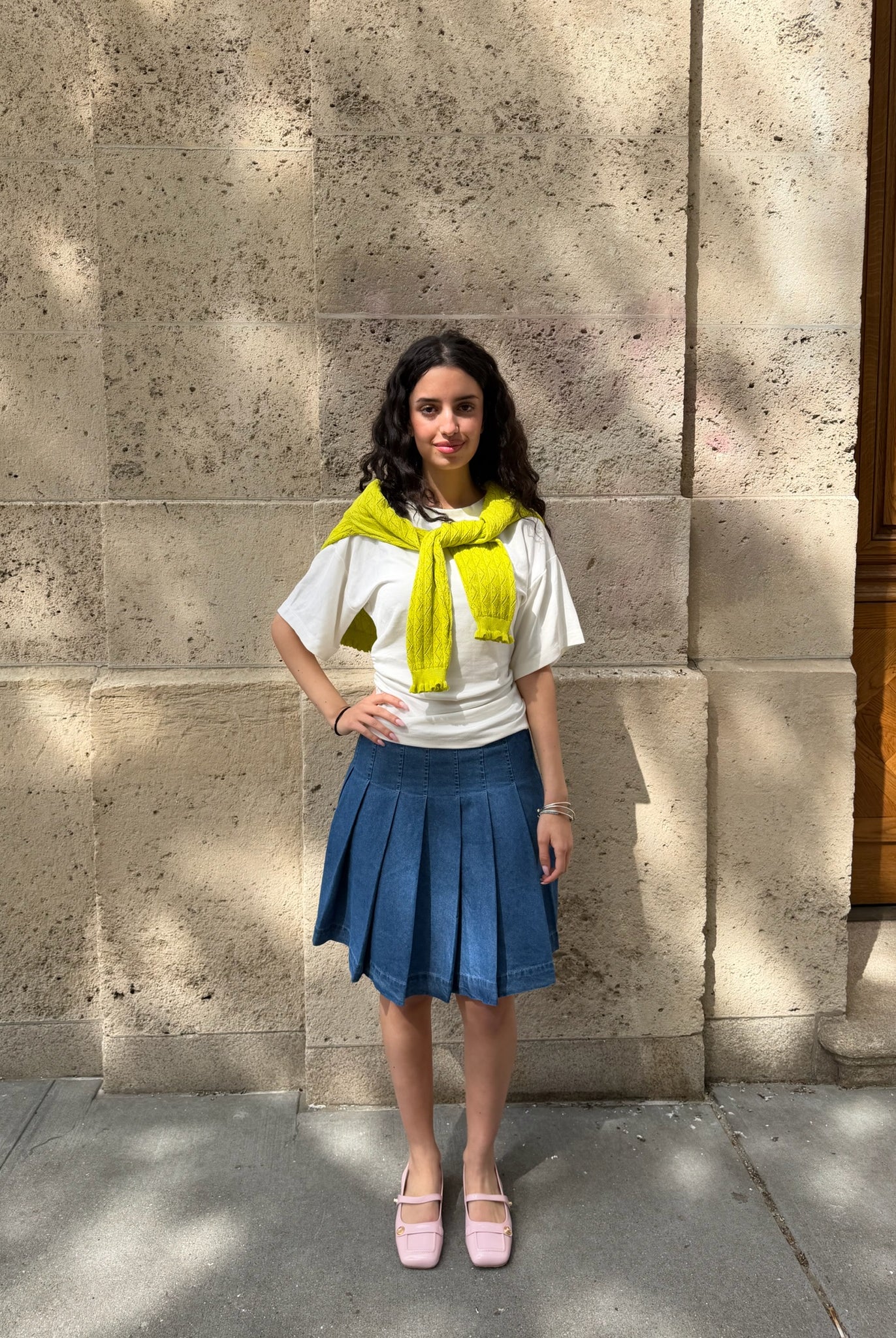 Denim Tennis Skirt - Jupe NYC