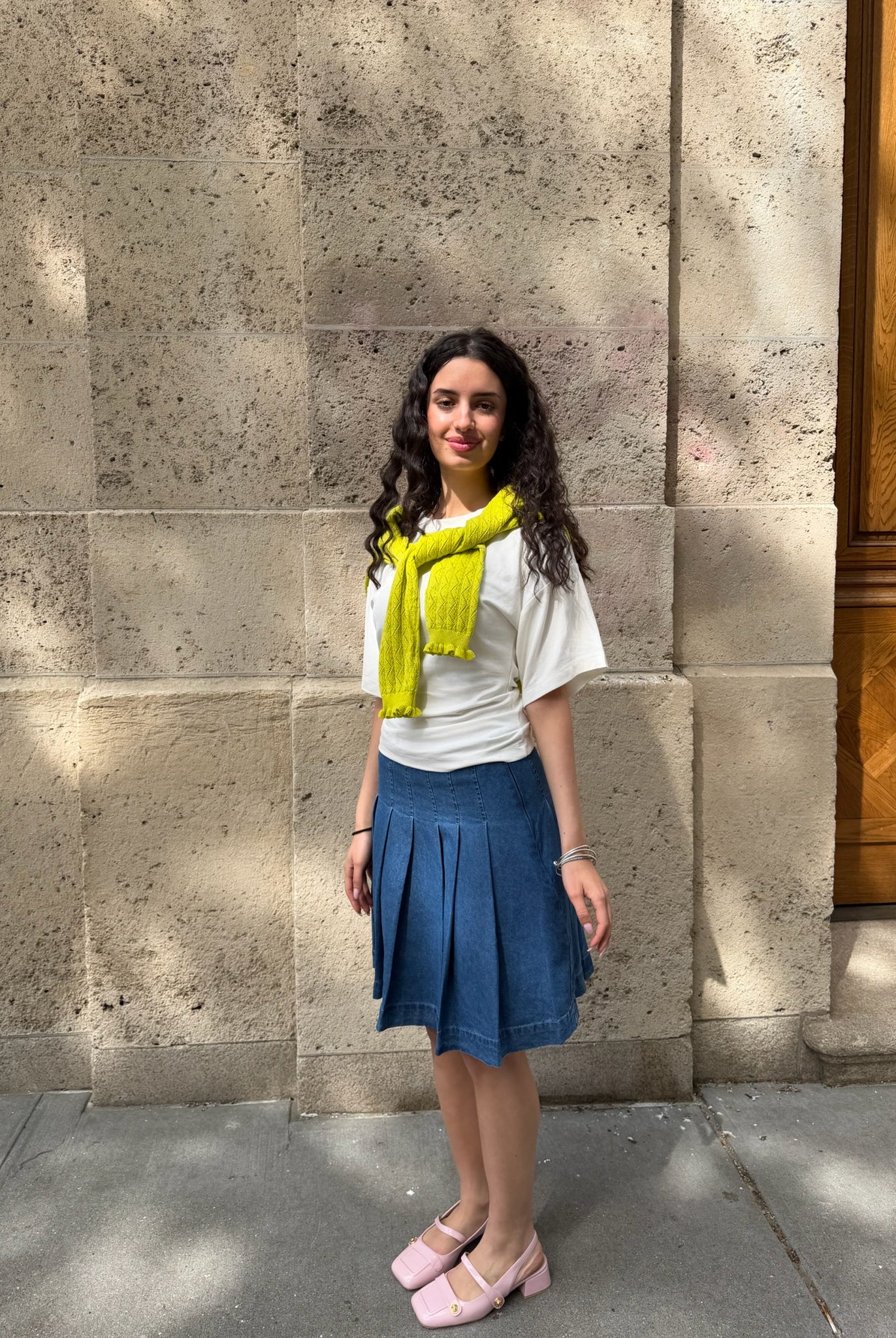 Denim Tennis Skirt - Jupe NYC