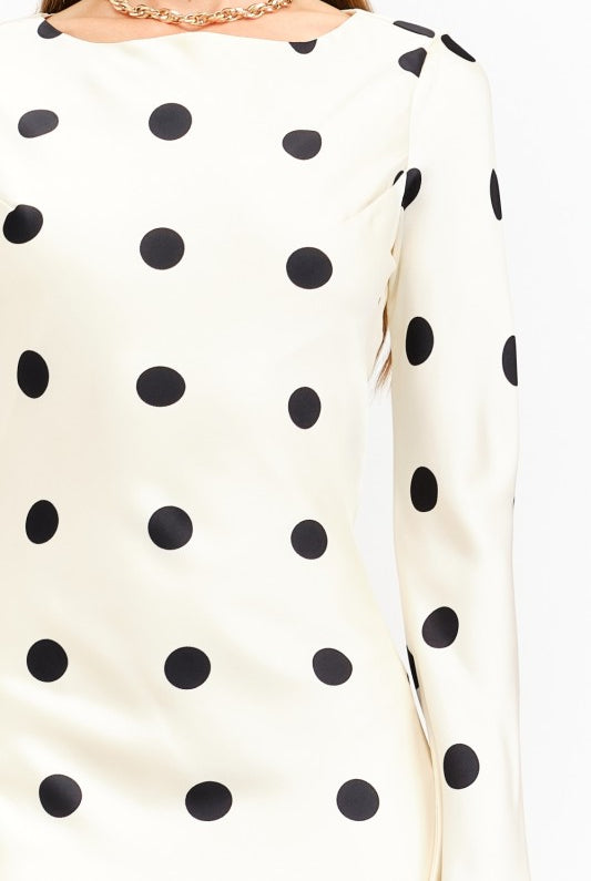 Poppy Polka Dot Dress - Jupe NYC