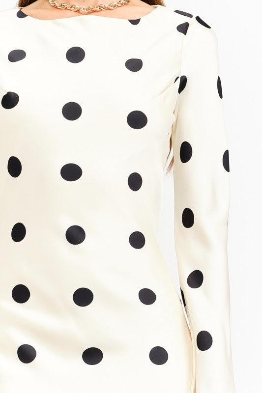 Poppy Polka Dot Dress - Jupe NYC