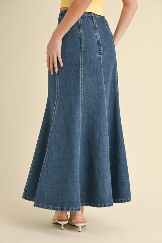 Sasha Denim Skirt - Jupe NYC