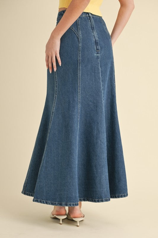 Sasha Denim Skirt - Jupe NYC