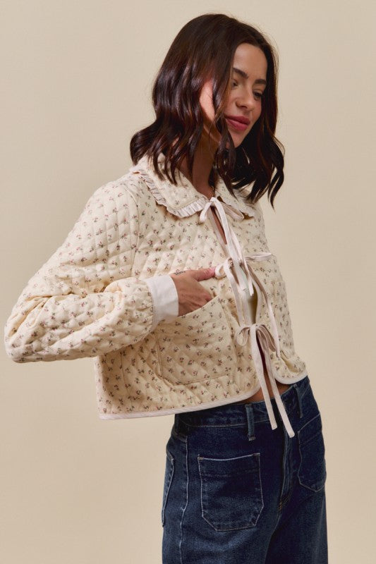 Rosebud Ribbon Jacket - Jupe NYC