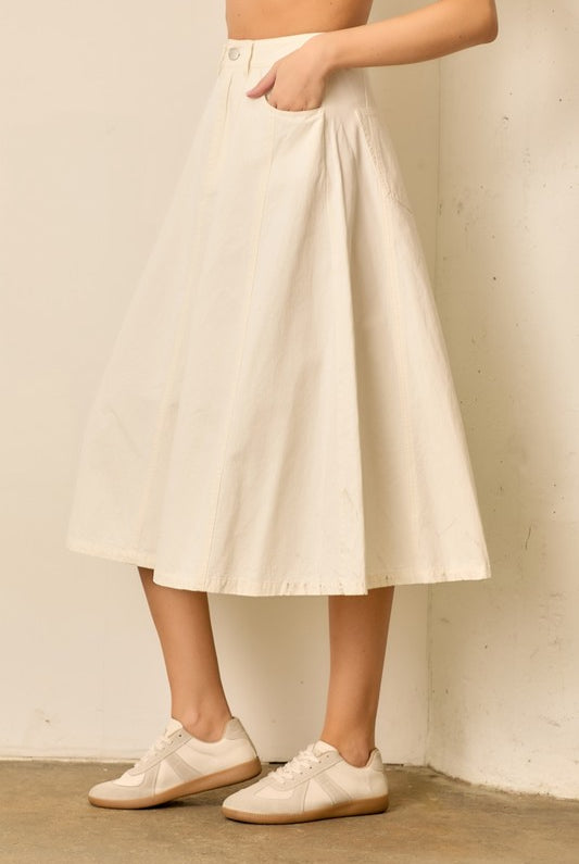 Greta Denim Skirt - Jupe NYC