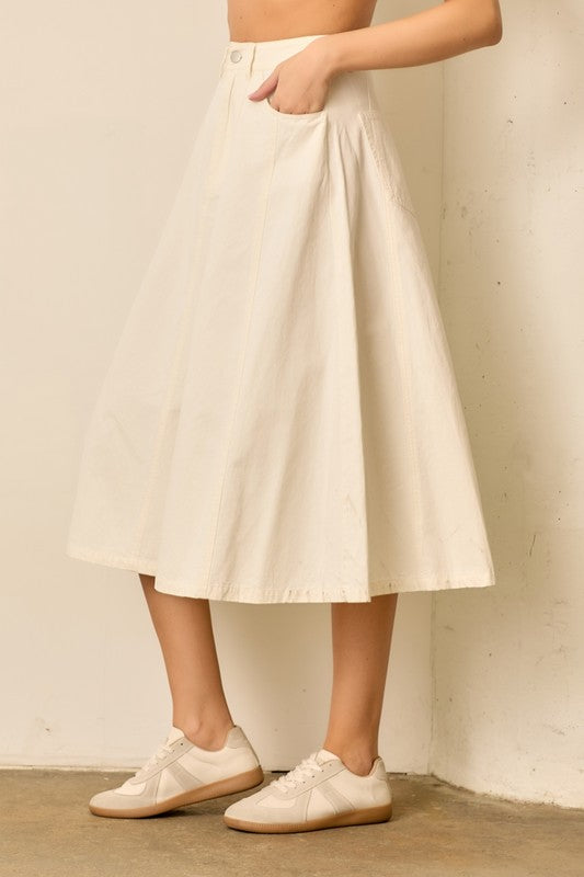 Greta Denim Skirt - Jupe NYC