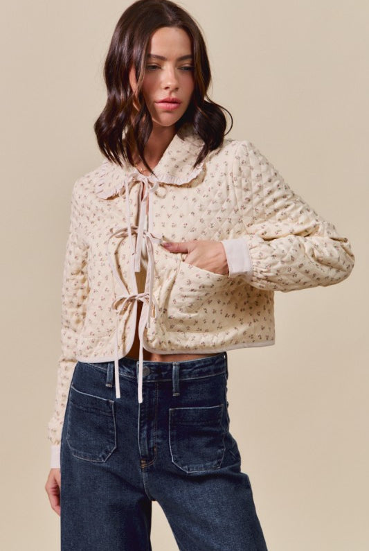 Rosebud Ribbon Jacket - Jupe NYC