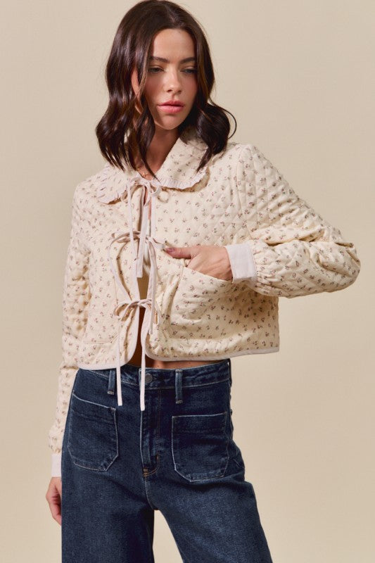 Rosebud Ribbon Jacket - Jupe NYC