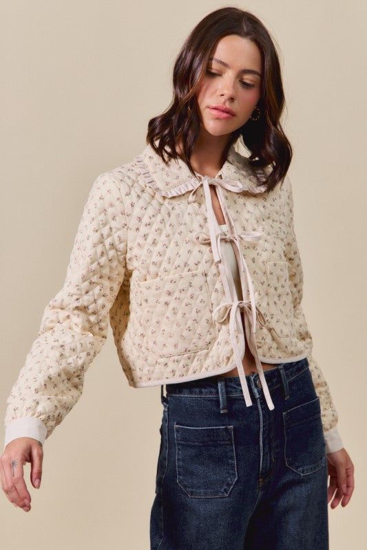 Rosebud Ribbon Jacket - Jupe NYC