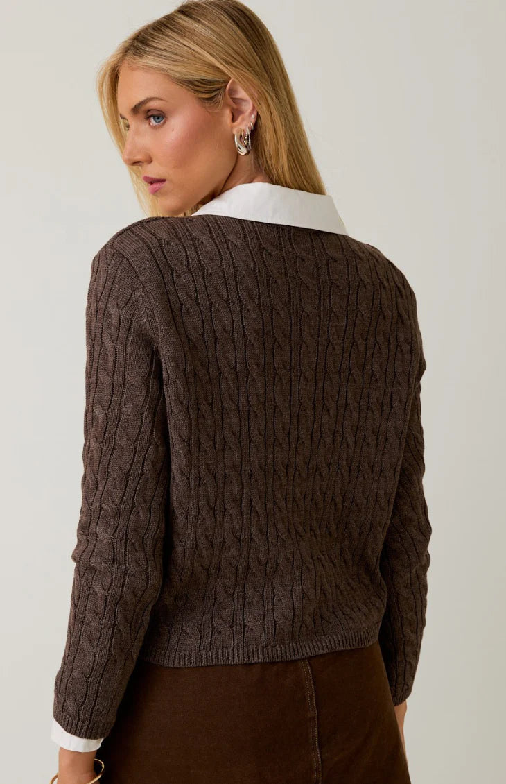Brown Bear Cardigan - Jupe NYC