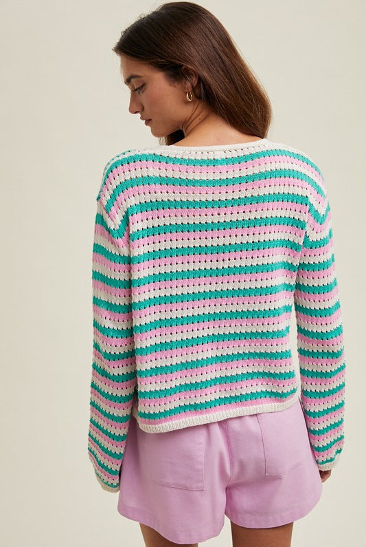 Hibiscus Crochet Cardigan - Jupe NYC