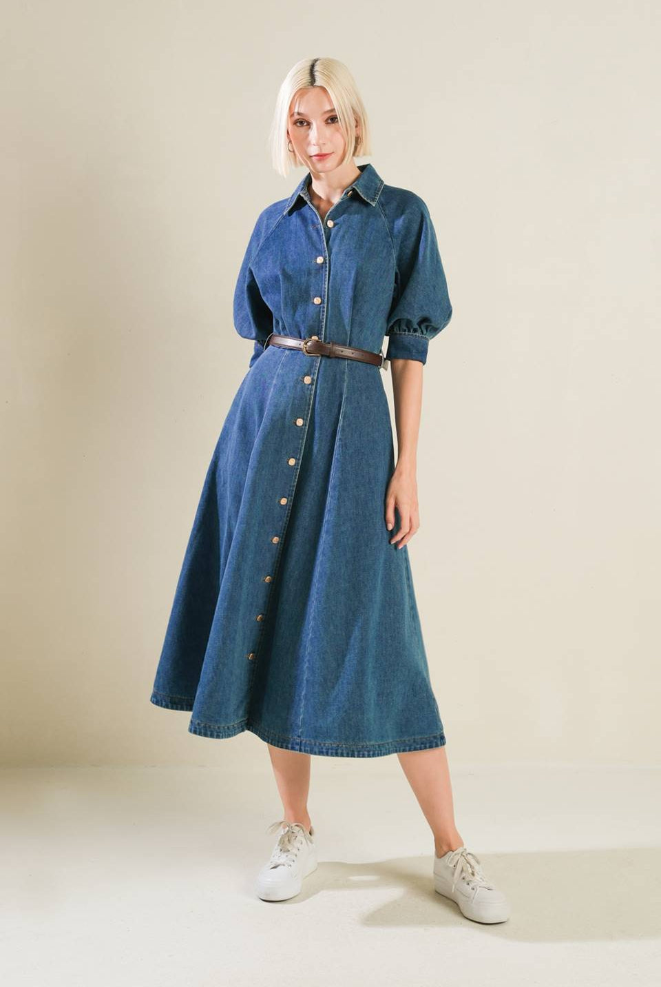 Tribeca Denim Dress - Jupe NYC